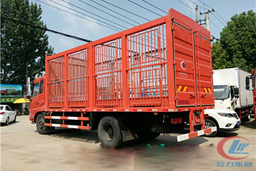 東風(fēng)6米2簡易運豬車側(cè)面圖